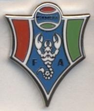 Гамбія, федерація футболу,№2 ЕМАЛЬ / Gambia football federation enamel pin badge