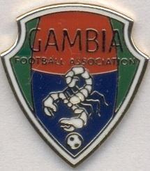 Гамбія, федерація футболу,№3 ЕМАЛЬ / Gambia football federation enamel pin badge