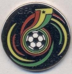 Гана, федерація футболу,№1 ЕМАЛЬ/Ghana football assn.federation enamel pin badge