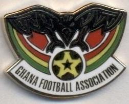 Гана, федерація футболу,№5 ЕМАЛЬ/Ghana football assn.federation enamel pin badge