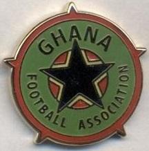 Гана, федерація футболу,№6 ЕМАЛЬ/Ghana football assn.federation enamel pin badge