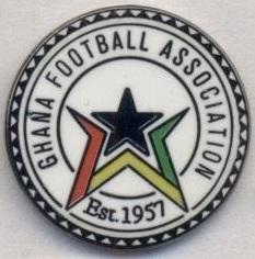 Гана, федерація футболу,№7 ЕМАЛЬ/Ghana football assn.federation enamel pin badge