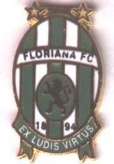 футбол.клуб Флоріана (Мальта)1 ЕМАЛЬ / Floriana FC, Malta football enamel badge