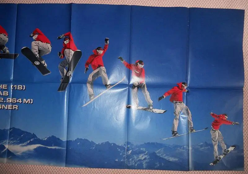 постер А0 Сноубордінг/Snowboarding /теніс Анна Курнікова/Kurnikova tennis poster 1