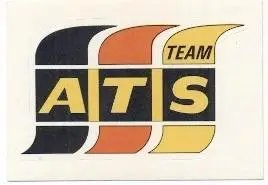 наклейка Ф-1 Формула-1 авто команда АТС / ATS Formula-1 F-1 team logo sticker