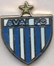 футбол.клуб Аваї (Бразилія) ЕМАЛЬ / Avai Florianopolis,Brazil football pin badge