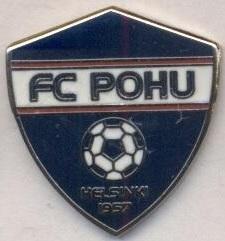 футбол.клуб ПоХУ (Фінляндія) ЕМАЛЬ / FC PoHU Helsinki,Finland football pin badge
