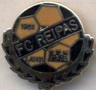 футбол.клуб Рейпас Лахті (Фінляндія) ЕМАЛЬ / Reipas Lahti,Finland football badge