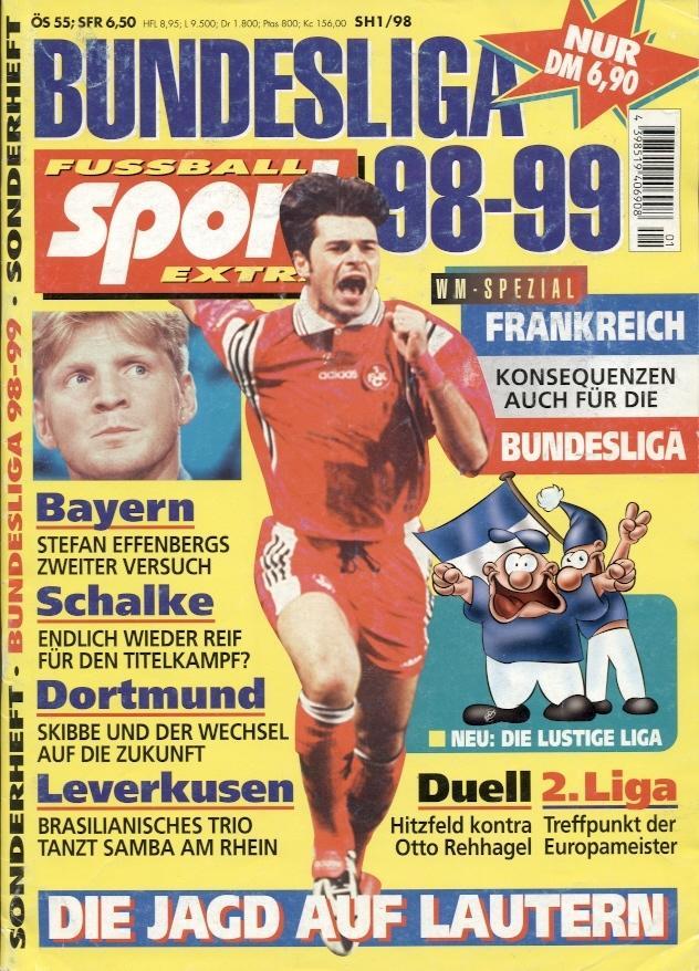 Німеччина, Чемп-т 1998-99 спецв.Fussball Bundesliga season preview +Ч.Світу 1998