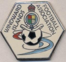 Навітряні Острови конфедер.футболу1 ЕМАЛЬ/Windward Islands football confeder.pin