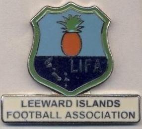Підвітряні Острови конфедер.футболу ЕМАЛЬ /Leeward Islands football confeder.pin