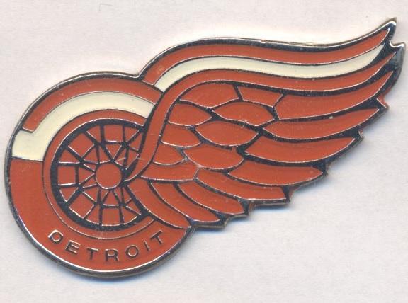 хокей.клуб Детройт Ред Вінгс (США-НХЛ) важмет БІЛЬШИЙ /Detroit Red Wings,NHL pin