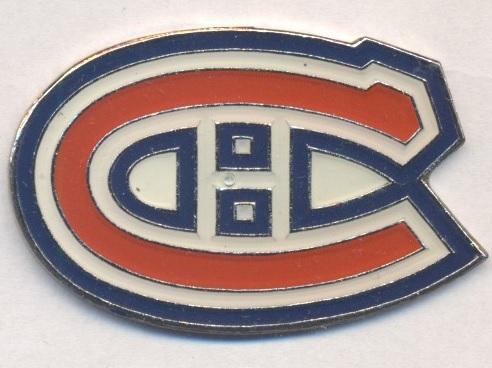 хокей.клуб Монреаль Канадієнс (Канада-НХЛ) важмет БІЛЬШИЙ/Montreal Canad.NHL pin
