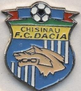 футбол.клуб Дачія Кишинів (Молдова) важмет/Dacia Chisinau,Moldova football badge