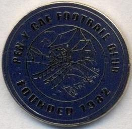 футбольний клуб Пенікай (Уельс) ЕМАЛЬ/Penycae FC,Wales football enamel pin badge
