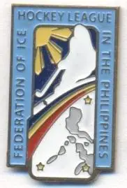 Філіппіни, федерація хокею,№1 важмет/Philippines ice hockey federation pin badge