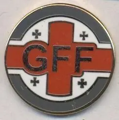 Грузія, федерація футболу,№4 ЕМАЛЬ /Georgia football federation enamel pin badge