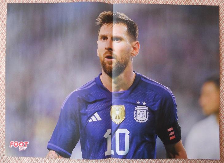 постер А3 футбол Неймар=Neymar (Бразилія) /Ліонель Мессі=Messi (Аргентина poster 1