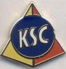 футбол.клуб Карлсруе (Німеччина)2 ЕМАЛЬ/Karlsruher SC,Germany football pin badge