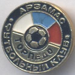 5шт футбол.клуб Торпедо Арзамас (Рос.1 алюм./Torpedo Arzamas,Rus.football badges