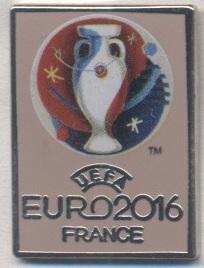 Чемпіонат Європи 2016 (Франція) емблема5 ЕМАЛЬ/Euro 2016 football logo pin badge