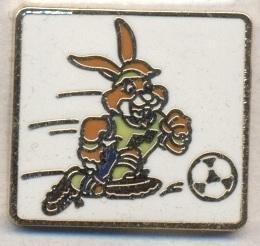 Чемп-т Європи 1992 (Швеція) талісман2 ЕМАЛЬ /Euro 1992 football mascot pin badge