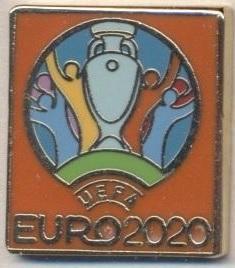 Чемпіонат Європи 2020 емблема9 ЕМАЛЬ / Euro 2020 football logo enamel pin badge