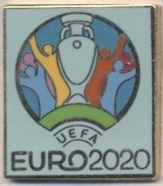 Чемпіонат Європи 2020 емблема10 ЕМАЛЬ / Euro 2020 football logo enamel pin badge