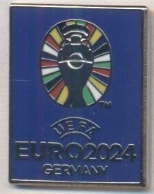 Чемпіонат Європи 2024 емблема1 ЕМАЛЬ / Euro 2024 Germany football logo pin badge