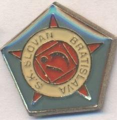 футбол.клуб Слован Брат.(Словач.1 важмет/Slovan Bratislava,Slovakia football pin