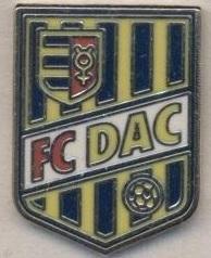 футбол.клуб Дунайска Стреда (Словаччина)1 ЕМАЛЬ/FC DAC,Slovak football pin badge