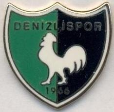 футбол.клуб Денізліспор (Туреччина)2 ЕМАЛЬ /Denizli SK,Turkey football pin badge