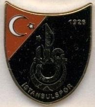 футбол.клуб Істанбулспор (Туреччина2 ЕМАЛЬ/Istanbul SK,Turkey football pin badge