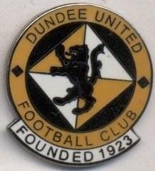 футбол.клуб Данді Юнайтед (Шотландія)2 ЕМАЛЬ/Dundee United,Scotland football pin