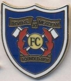 футбол.клуб Ірвін Медоу (Шотландія) ЕМАЛЬ/Irvine Meadow FC,Scotland football pin