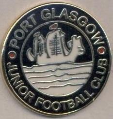 футбол.клуб Порт Глазго (Шотландія1 ЕМАЛЬ/Port Glasgow AFC,Scotland football pin