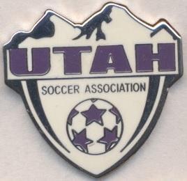 штат Юта, федерація футболу ЕМАЛЬ/Utah,USA football-soccer association pin badge