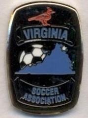 Вірджинія, федерація футболу ЕМАЛЬ /Virginia,USA football-soccer association pin