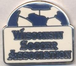 Вісконсин, федерація футболу ЕМАЛЬ/Wisconsin,USA football-soccer association pin