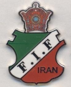 Іран, федерація футболу ретро ЕМАЛЬ / Iran football federation replica pin badge