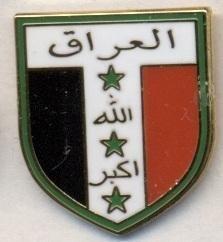 Ірак, федерація футболу,№1 ЕМАЛЬ/Iraq football federation assn. enamel pin badge