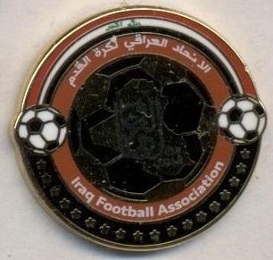 Ірак, федерація футболу,№2 ЕМАЛЬ/Iraq football federation assn. enamel pin badge