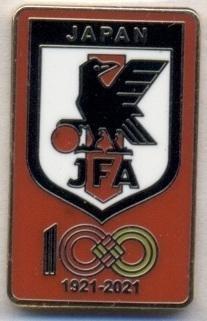 Японія,федерація футболу,ювілей 100,№2 ЕМАЛЬ/Japan football federation pin badge