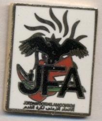 Йорданія,федерація футболу,№3 ЕМАЛЬ /Jordan football federation enamel pin badge