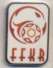 Киргизстан, федерація футболу, офіц.,важмет / Kyrgyzstan football federation pin