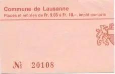 білет Швейцарія Switzerland League 19?? ES FC Malley-FC Lugano match ticket