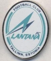 футбол.клуб Лантана (Естонія) важмет /Lantana Tallinn,Estonia football pin badge