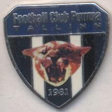 футбол.клуб Пума Таллінн (Естонія ЕМАЛЬ/Puuma Tallinn,Estonia football pin badge