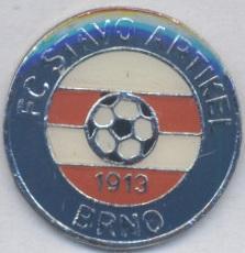 футбол.клуб Ставо Арт.Брно (Чехія важмет/Stavo Artikel Brno,Czech football badge