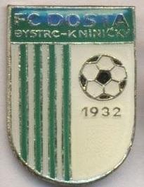 футбол.клуб Доста (Чехія) важмет/FC Dosta Bystrc Kninicky,Czechia football badge